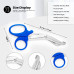 EMT Medical Utility First Aid Paramedic Nurse Bandage Scissors | Blue 5.5 Inch