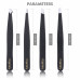 Eyebrow Professional Tweezers Set Hair Slanted Pluckers Tip Steel 4-Piece Beauty