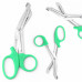 Medical First Aid Utility Bandage Nurse Scissor Paramedic Shear | Green 14cm | NEW