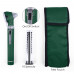 Mini Otoscope Fiber Optic Earache Diagnostic Ophthalmoscope Premium Dark Green