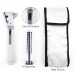 Mini Otoscope Ophthalmoscope Fiber Optic White Medical Ear Examination White