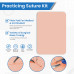 Suture Practice Training Silicone Human Skin Plain Pad For Medical & Vet Student